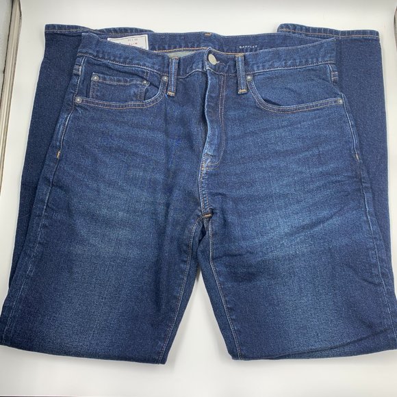 Women's Dark Blue Gap Jeans 👖— Size 31/30 Slim - Picture 2 of 5